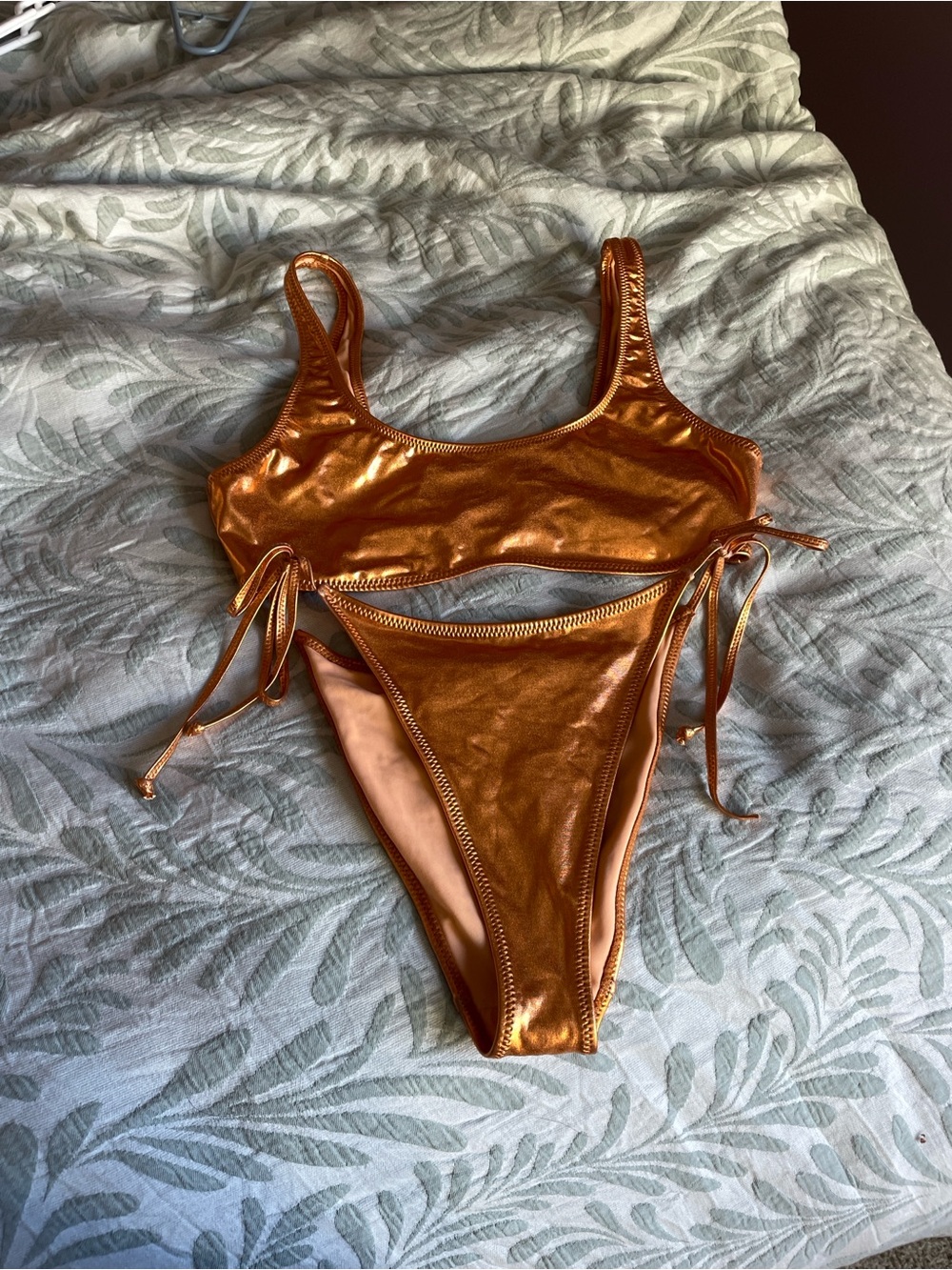 Metallic Bikini Set